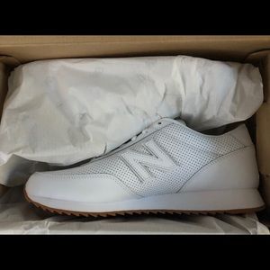 New Balance 501 leather white mens US10D classics